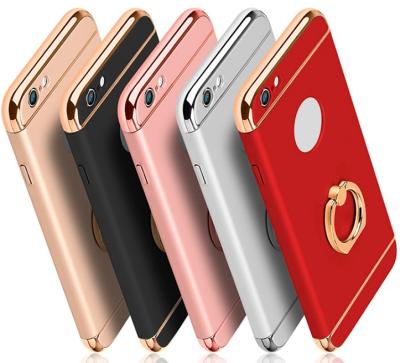 China Luxury Kickstand Shockproof Armor Case with Finger Ring Holder Stand Phone Back Cover for iphone 7 plus for iphone 6 /6plus for sale