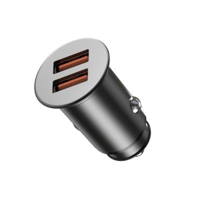 China Mobile Phone Usb Car Charger Quick Charge Qc3.0 QC Scp 5a Palladium Type C 30w Fast Car Usb Charger For Iphone Xiaomi Mobile Phone for sale