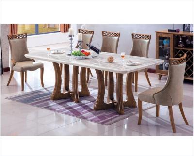 China (Other)Adjustable Nordic Marble Luxury Dining Table Set 8 Chairs Manufacturer Cheap Modern Dining Room Furniture for sale