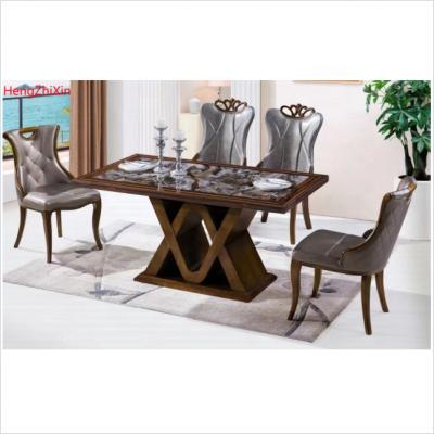 China (Other) adjustable luxury marble dining table set modern set of 6 chairs modern marble luxury dining table design dining tables for sale