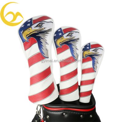 China Embroidered Logo Customized Logo Golf Head Cover Embroidery Club Headcovers for sale