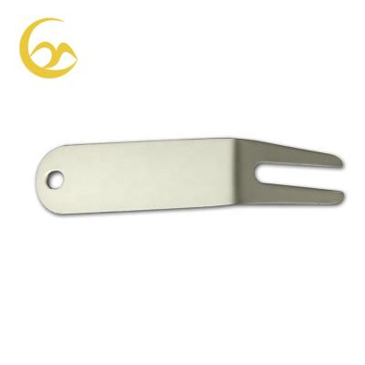 China Cheap Custom Aluminum Bulk And Aluminum Golf Bent Divot Tool With Laser for sale