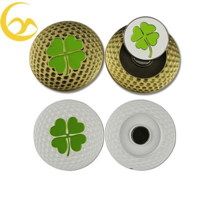 China Durable Custom Poker Chip Metal Golf Ball Marker for sale