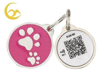 China Competitive Advantage Metal Collar Tag Dog Tag Pet Tag Custom Engraving JEWELED for sale