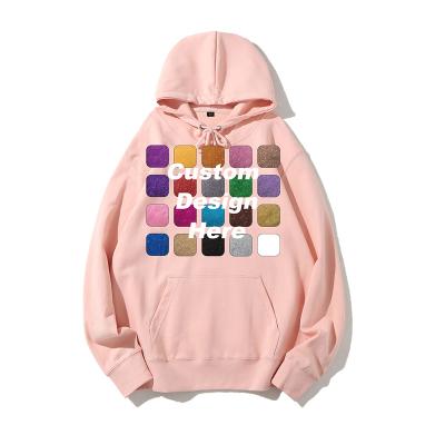 China Custom Anti-Wrinkle Hoodie Wholesale Streetwear Men S Hoodies Print High Quality Casual Unisex Plain Cotton Oversized Organic Silicon for sale