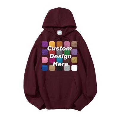 China Custom Anti-Wrinkle Hoodie Wholesale Streetwear Men S Hoodies Print High Quality Casual Unisex Plain Cotton Oversized Organic Silicon for sale