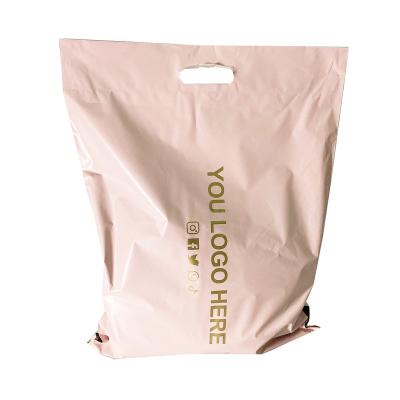 China shoes & Custom Clothing Mailing Bags With Mailing Bag Waterproof Self Adhesive Poly Mailer Handle Mailer Envelope Eco Friendly Biodegradable for sale