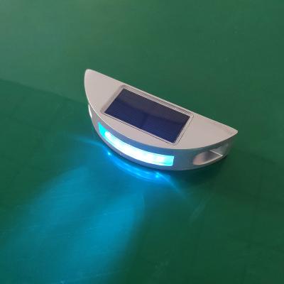 China China Outdoor Aluminum Semi-circle Solar Powered Cat Eye LED Road Stud Traffic Warning Flashing Blinking Roadside Marking Light zu verkaufen