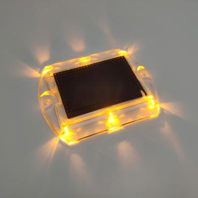 China White Blue Yellow Red Led Driveway Solar Powered Road Line Safety Light Reflectors for sale