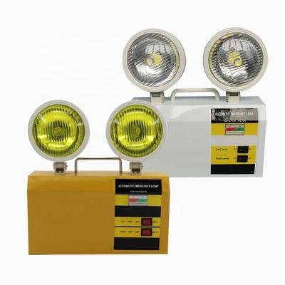 China Iron Steel Double Head Emergence Light Exit Lighting Supplier Emergency Lamp for sale