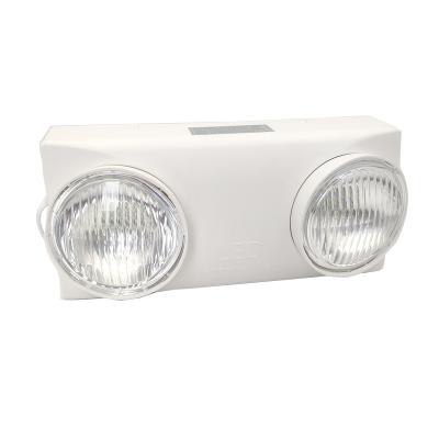 China White Twin Head Wall Mounted 240V LED Emergency Light LED With Battery for sale