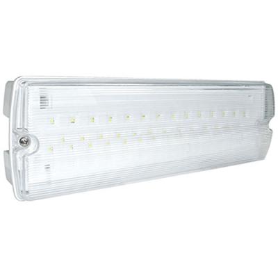 China 7w 8w Plastic Exit Bulkhead Light Non Maintained LED Ceiling Wall Mounted Emergency Light for sale