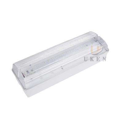 中国 Ip65 Surface Mount Battery Backup Ceiling Wall Mounted Led Bulkhead Emergency Light 販売のため