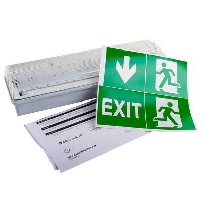 中国 7W 8W Interior Fire Resistant IP65 Waterproof Wall Mounted Led Bulkhead Emergency Light 販売のため