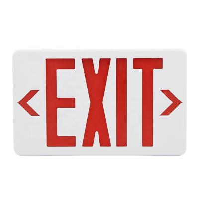 중국 120V 277V LED Luminous Emergency Fire Exit Light Sign That Says Exit 판매용