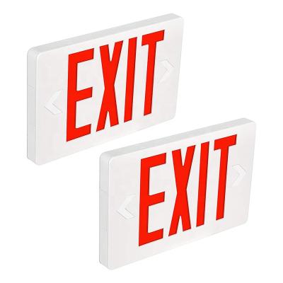 China White Thermoplastic 120V 277V Explosion-proof LED Emergency Exit Light Sign for sale