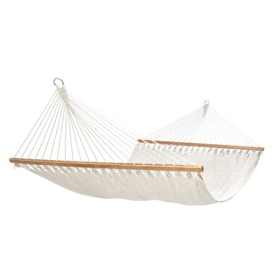 China Hot Sale Outdoor Beach Hammock Outdoor Polyester Rope Comfortable Furniture YIYU Hammock for sale