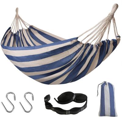 China Contemporary Double Hammock Double Bed For Porch, Outdoor And Indoor Backyard Use Soft Cotton Fabric, for sale