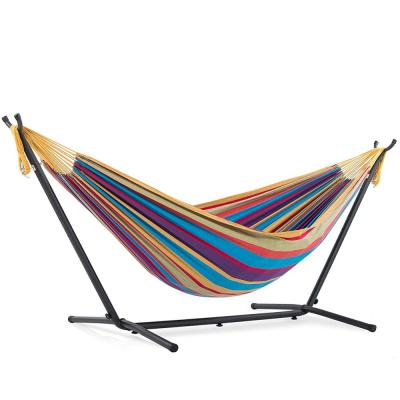 China Wholesale Modern Brazil Best High Quality With Custom Logo And Double Size Large Hammock With Stand for sale