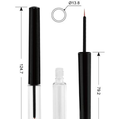 China OEM/ODM EYE LINER Empty Packaging Plastic Container Glitter Eyeliner Clear Liquid Eyeliner (PX-329-1) for sale