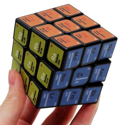 China Cartoon toy 3x3 magic cube with logo image 3d photo custom print ABS plastic speed up educational 3x3x3 puzzle toy for kids for sale