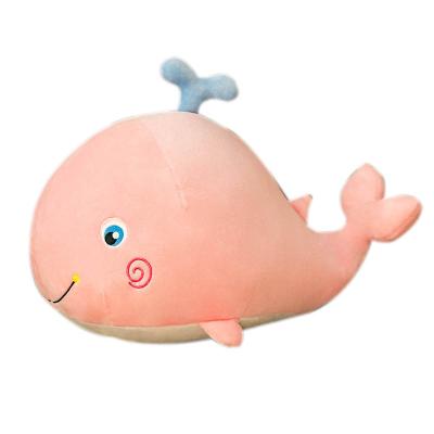 China Promotional Gifts Kids Toy Hot Selling Soft Fish Pillow Stuffed Sea Animal Dolphin Shark Whale Plush Toy for sale