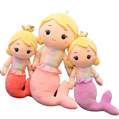 China Promotional Gifts Kids Wholesale New Design Mermaid Pillow Sea Animal Promotion Gift Soft Plush Toy for sale