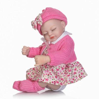 China Realistic Body Silicone Newborn Reborn Baby 10 Inch 27cm Mini Full Washable Handmade Cute Vinyl - Doll for sale