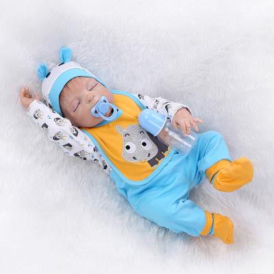 China Custom 56cm baby dolls reborn silicone washable vinyl newborn baby dolls for sale for sale