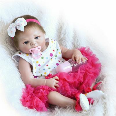 China Wholesale 56cm Washable Real 22 Inch Doll Realistic Silicone Vinyl Look Like Soft Cute Newborn Reborn Baby Dolls Lifelike On Sale for sale