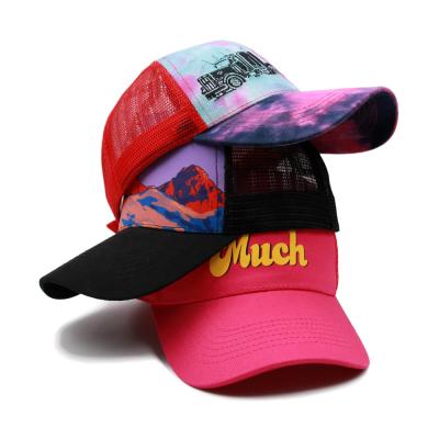 China Fashion JOINT 2022 MUSHION Mesh Mesh Trucker Hat Custom Logo Printing Mens Truckers Hats for sale