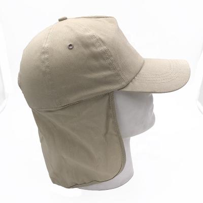 China China COMMON Factory Promotional Outdoor COMMON Sun Protection Summer Fishing Hat White Cotton Children Neck Shade Flap Hat for sale