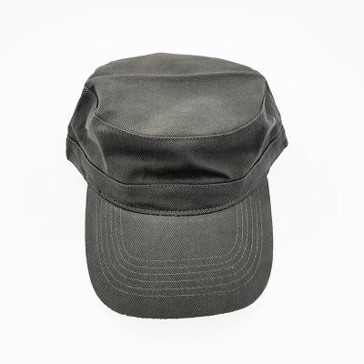 China Cadet Solid White COMMON COMMON Castro Patrol Hat Military Hat Cotton Flat Surface Olive Green Solid Army Hat for sale