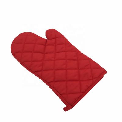 China China Factory Cheap Heat Resistant Cotton Heat Resistant Oven Gloves Cooking Microware Glove Kitchen Cooking Oven Gloves Black for sale