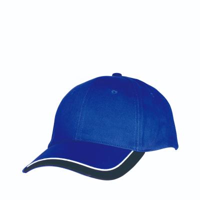 China COMMON COMMON 3 Panel Brushed Baseball Cap Cotton 6 Color Combinations for sale