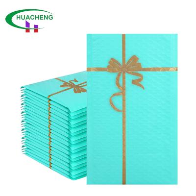 China Green Gift Envelopes Top Cushioning And Outer Bubble Mailing Mailing Protection Poly Padded Bags Matte Large Size Waterproof Cushioned Postage for sale