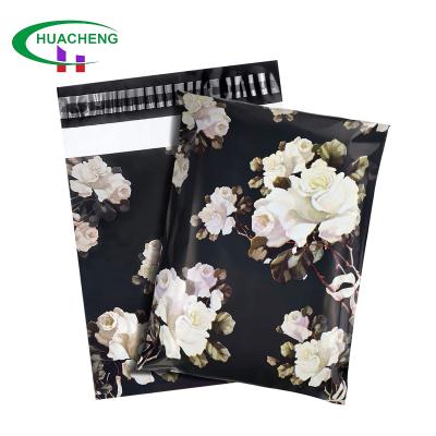 China poly durable wholesale cheap ads for clothing flower pattern bags logo printed logo full durable express shipping custom different eco durable for sale