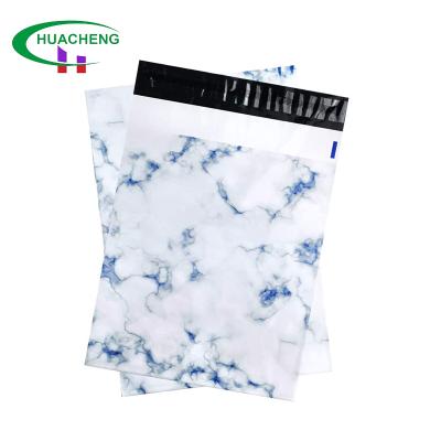 China Durable Wholesale Marble Poly Mailers Printed Large Poly Mailers Clothing Packing Biodegradable Postage Express Shipping Poly Mailer for sale