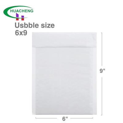 China Cosmetics Wholesale 6*10inch Biodegradable Custom Craft Natural Kraft Bubble Ads Bubble Bags Logo Padded White Bubble Envelopes for sale