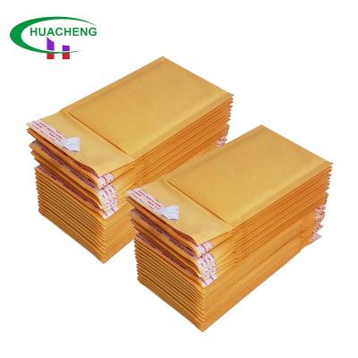 China Superior Cushioning and Exterior Protection 100% Recycled Kraft Bubble Wrap Privacy Shockproof Safe Protective Seal Adhesive Mailing Wraps Express Kraft Bubble Bag for sale