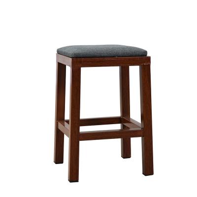 China Modern Chinese Japanese Restaurant Kitchen Wooden Transfer Made Metal Stools Vintage Stool Bar for sale