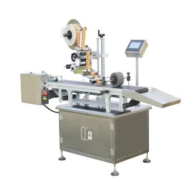 China automatic food labeling machine flat labeling machine for box and bags for sale