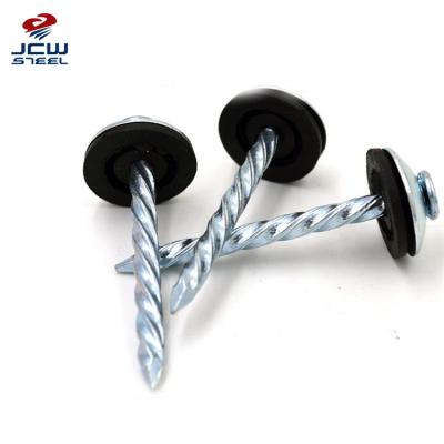 China Qingdao Building Material Galvanized Roofing Joint Screw Nail Assembled Roofing Nail Made in China for sale