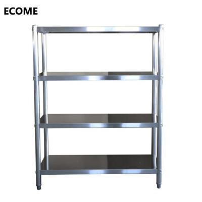 China Good Quality Kitchen Stainless Steel kitchen storage shelf / rack Kitchenware Cabinets for sale