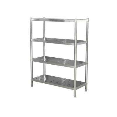 China Commercial Stainless Steel Heavy Duty Rack Hotel Buffet Food Equipment Silver Color en venta