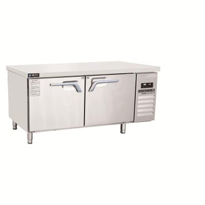 China sliding door horizontal freezer big capacity commercial solar iron tube freezer 398Double temperature for sale