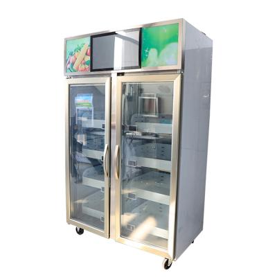 China supermarket display drinks cold drinks fruit preservation Refrigerated preservation display cabinet for sale