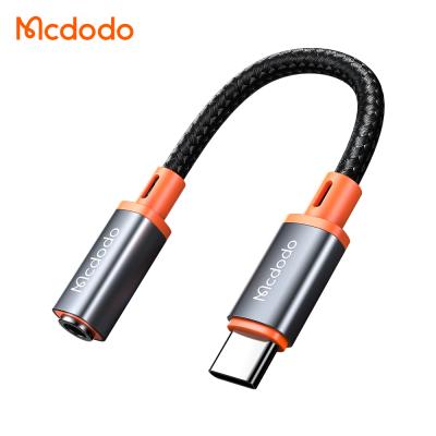 China Mcdodo USB Type C Male Mobile Phone to AUX Audio Splitter. DC3.5mm jack headphone DAC chip adapter female for Huawei for Samsung for xiaom for sale