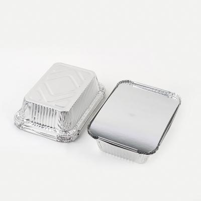 China 2023 Hot Foil Food Place Foil Material Aluminum Foil Box Heat Resistant for sale