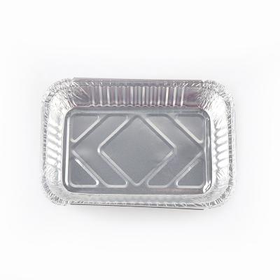 China Rectangular Material Food Tin Foil Box Aluminum Foil Tin Foil Air Fryers For The Production Of A Variety Of Food for sale